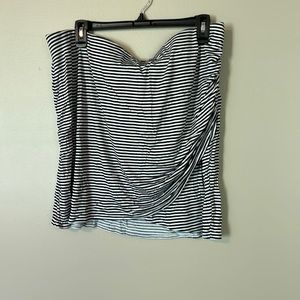 Stripped wrap skirt. Never worn